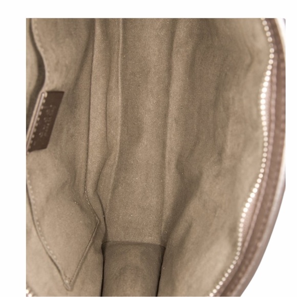 Gucci Beige Toiletry Bag with Red and Green Stripe - Picture 6 of 6